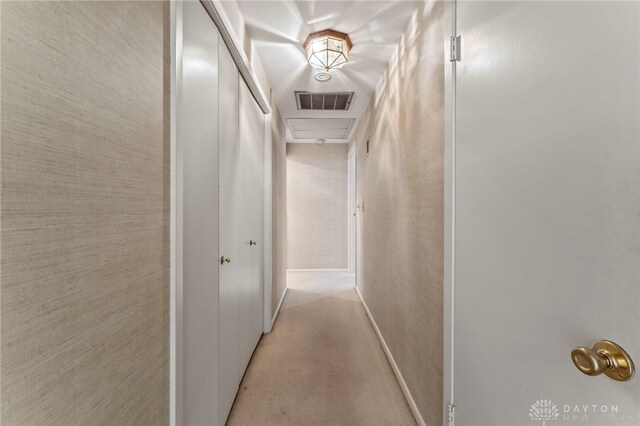 347 Winding Trl, Xenia, OH 45385 - corridor with baseboards and light carpet