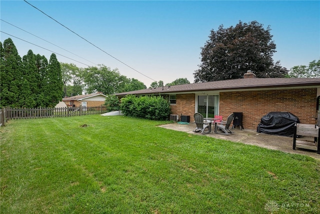 3442 Longleaf Ave, Beavercreek, OH 45430 - fenced backyard featuring a patio