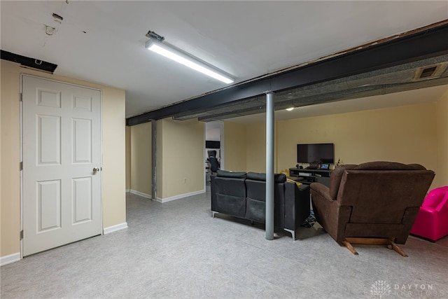 3442 Longleaf Ave, Beavercreek, OH 45430 - finished below grade area featuring baseboards