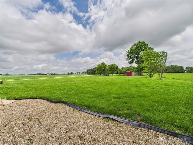 491 Frazers Rd, West Manchester, OH 45382 - view of green lawn featuring a rural view