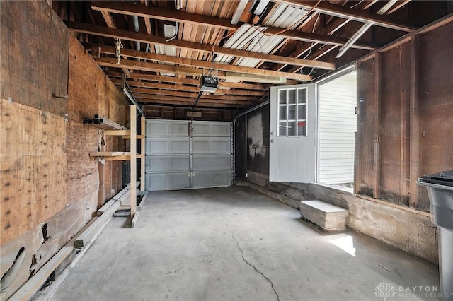 804 S Walnut St, Troy, OH 45373 - garage featuring a garage door opener