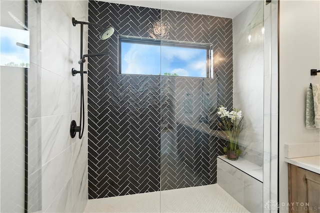 1241 Normandy Rue, Centerville, OH 45458 - full bathroom featuring a stall shower and vanity