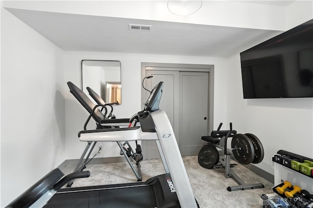 1241 Normandy Rue, Centerville, OH 45458 - exercise room featuring carpet and baseboards