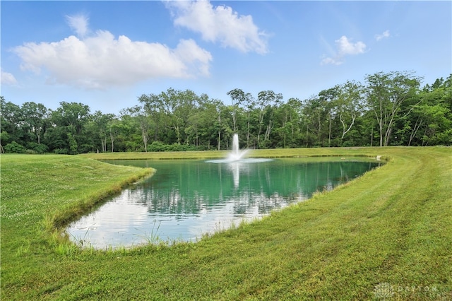 1241 Normandy Rue, Centerville, OH 45458 - water view featuring a heavily wooded area
