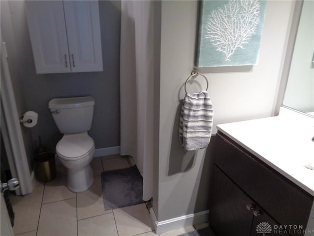 12071 Oxford Rd, Germantown, OH 45327 - bathroom featuring vanity and tile patterned floors