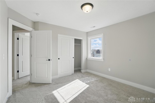 3384 Randall Dr, Cedarville Twp, OH 45314 - unfurnished bedroom featuring light colored carpet and a closet