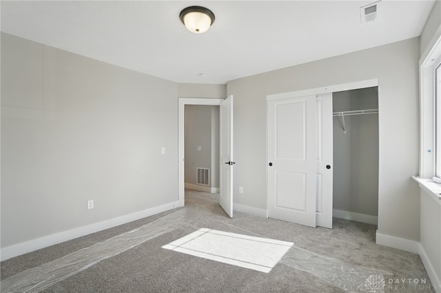 3384 Randall Dr, Cedarville Twp, OH 45314 - unfurnished bedroom with light carpet and a closet