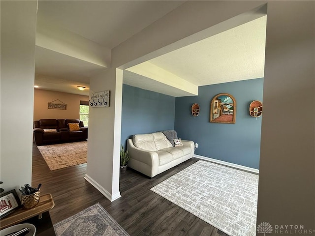 562 Maxwell Ct, Germantown, OH 45327 - living area with wood finished floors and baseboards