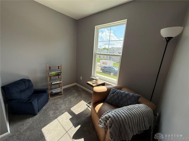562 Maxwell Ct, Germantown, OH 45327 - living area with carpet and baseboards