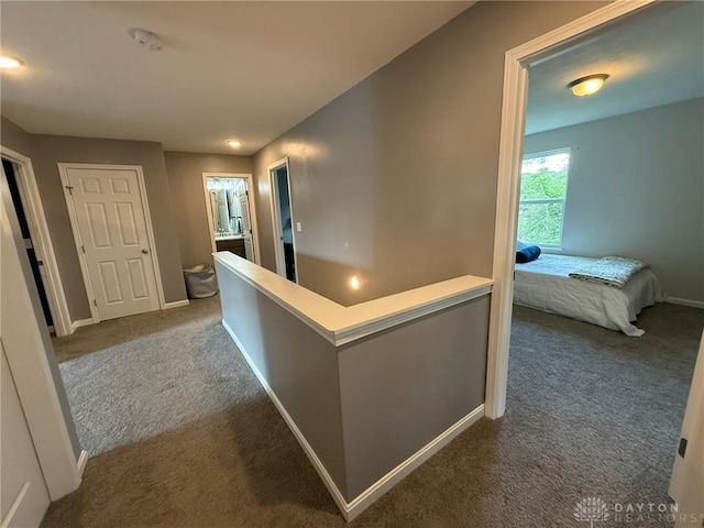 562 Maxwell Ct, Germantown, OH 45327 - hall with carpet floors and baseboards