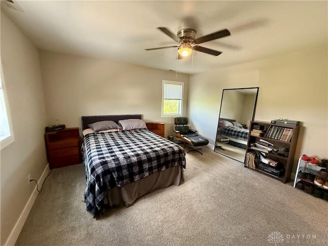 10995 Rockridge Rd, Lewisburg, OH 45338 - bedroom with carpet and a ceiling fan