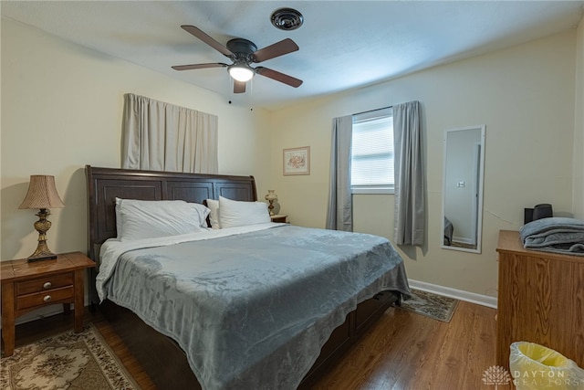 2701 Mini Ct, Dayton, OH 45420 - bedroom featuring wood finished floors and ceiling fan