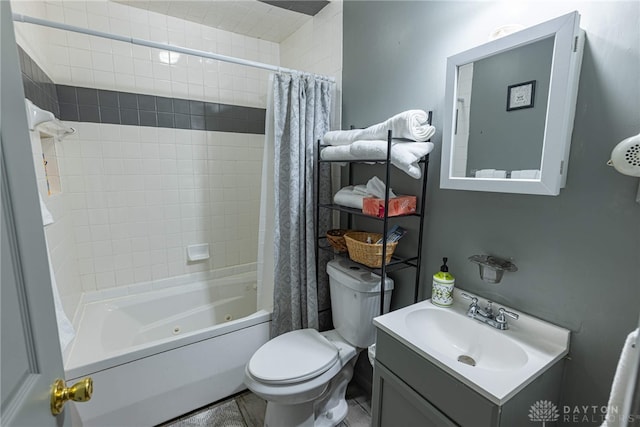2701 Mini Ct, Dayton, OH 45420 - bathroom featuring a combined bath / shower with jetted tub and vanity