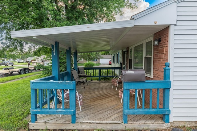2701 Mini Ct, Dayton, OH 45420 - porch with a lawn