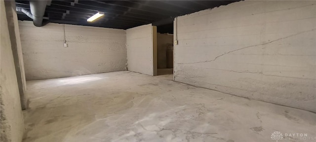 289 Dayton Ave, Xenia, OH 45385 - view of unfinished basement