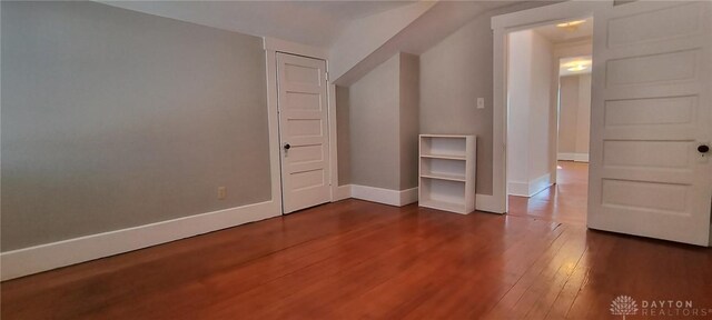 289 Dayton Ave, Xenia, OH 45385 - empty room with wood finished floors and baseboards