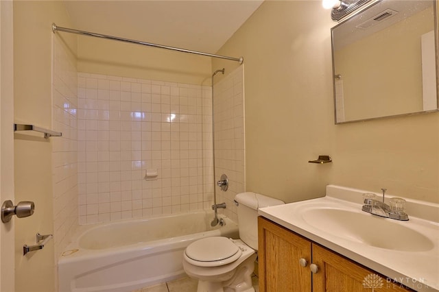 15 Bertus St, Cincinnati, OH 45217 - bathroom with bathing tub / shower combination, vanity, and tile patterned flooring