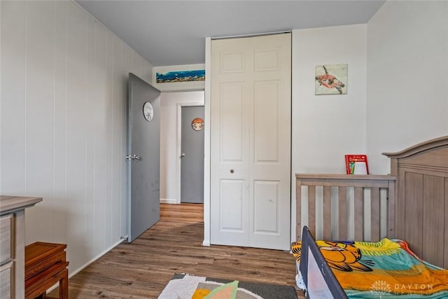 1227 Fyffe Ave, New Carlisle, OH 45344 - bedroom with wood finished floors