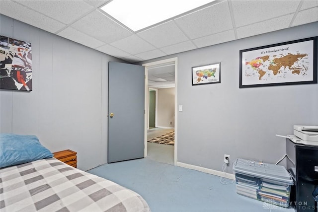 1227 Fyffe Ave, New Carlisle, OH 45344 - bedroom with a drop ceiling