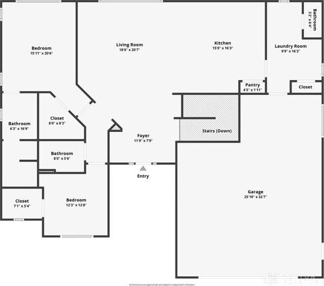 1590 Fairground Rd, Xenia, OH 45385 - view of home floor plan