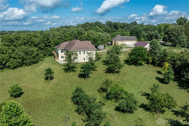 1590 Fairground Rd, Xenia, OH 45385 - view from above of property with a forest