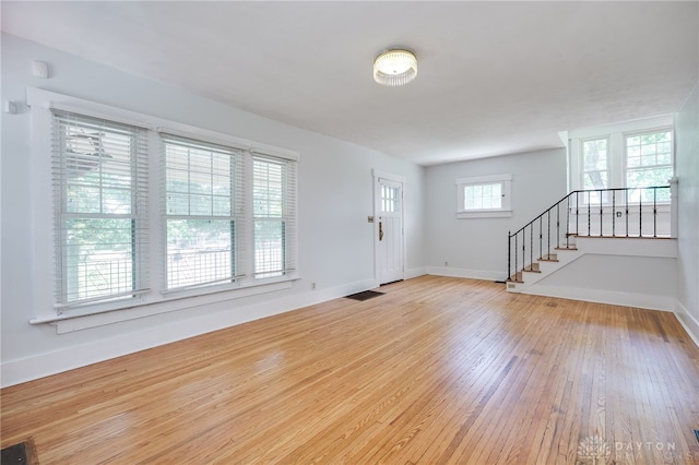 25 Laura Ave, Dayton, OH 45405 - foyer entrance featuring hardwood / wood-style flooring and baseboards