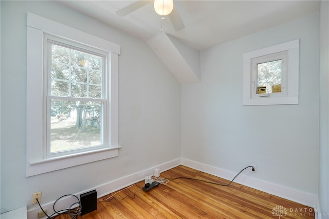25 Laura Ave, Dayton, OH 45405 - bonus room featuring plenty of natural light, ceiling fan, and wood finished floors
