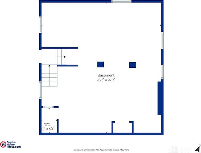25 Laura Ave, Dayton, OH 45405 - view of property floor plan