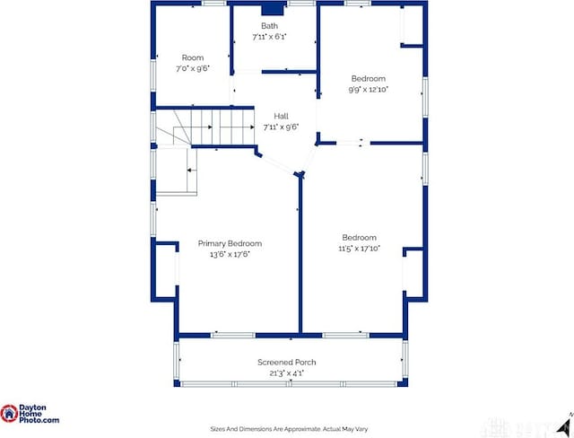 25 Laura Ave, Dayton, OH 45405 - view of floor plan / room layout