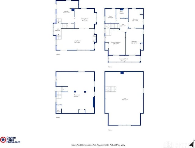 25 Laura Ave, Dayton, OH 45405 - view of floor plan / room layout
