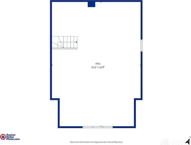 25 Laura Ave, Dayton, OH 45405 - view of room layout