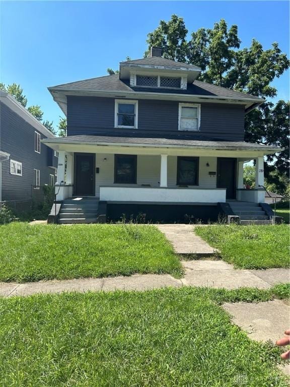 230 Oxford Ave Unit 228, Dayton, OH 45402 - american foursquare style home featuring a porch