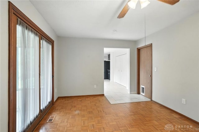 5 Bayberry Dr, Springboro, OH 45066 - empty room with healthy amount of natural light and a ceiling fan