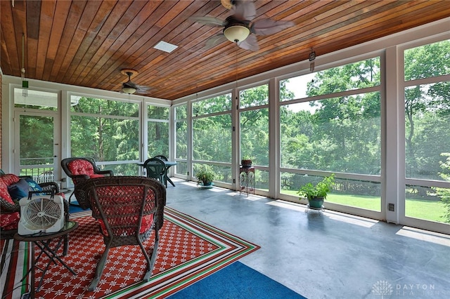 11 Peterson Pl, Wilmington, OH 45177 - sunroom / solarium with a ceiling fan and healthy amount of natural light