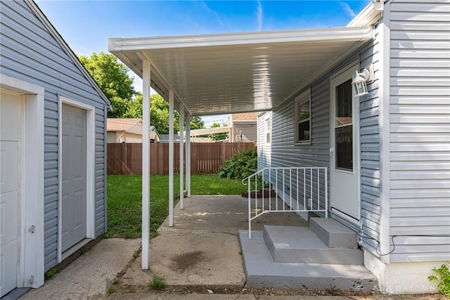 607 Alexander Dr, Dayton, OH 45403 - view of patio with entry steps