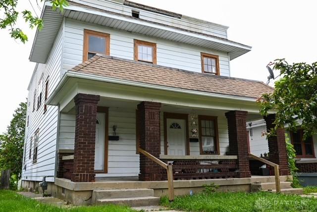 2324 Eastview Unit 2322, Dayton, OH 45405 - american foursquare style home with covered porch and brick siding