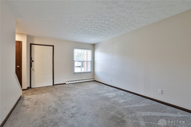 4530 Shawnray Dr Unit 84, Middletown, OH 45044 - carpeted spare room with a baseboard heating unit and a textured ceiling