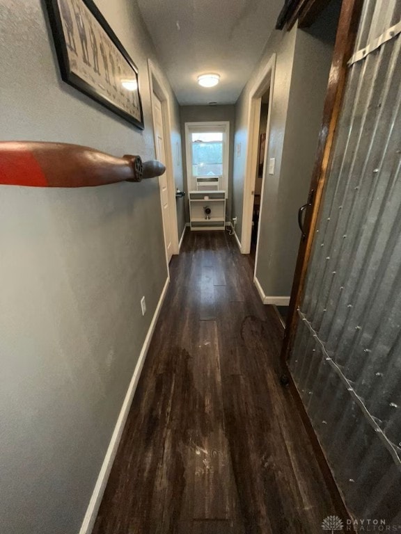 4646 Wayne Meadows Cir Unit 4640, Dayton, OH 45424 - hall with wood finished floors and baseboards