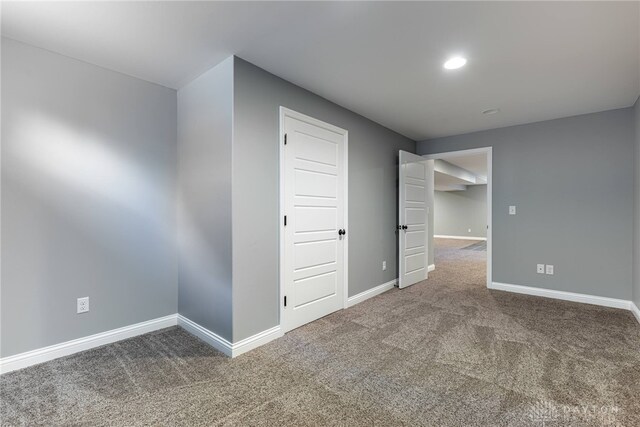 225 Woodstream Dr, Springboro, OH 45066 - spare room featuring carpet floors and recessed lighting