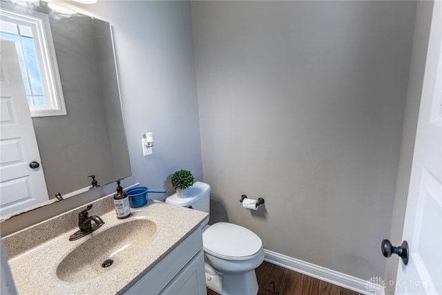 225 Woodstream Dr, Springboro, OH 45066 - half bath featuring vanity and wood finished floors