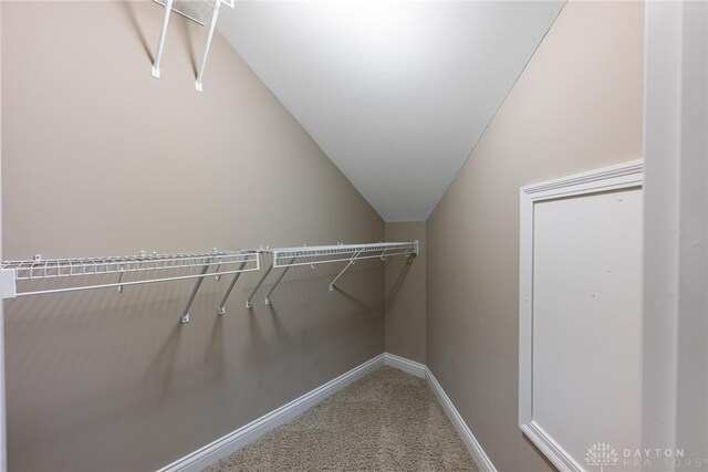 225 Woodstream Dr, Springboro, OH 45066 - spacious closet with carpet flooring and vaulted ceiling