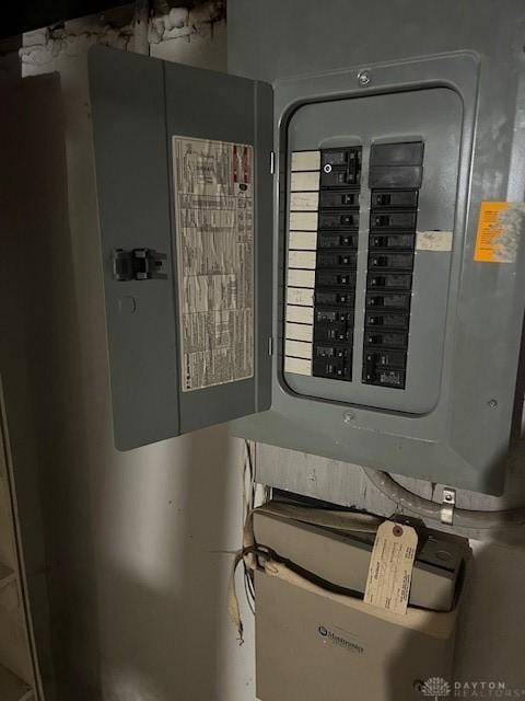 417 Sandalwood Dr, Dayton, OH 45405 - utilities with electric panel
