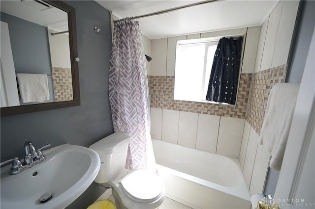 228 E Bruce Ave, Dayton, OH 45405 - full bathroom with a sink and shower / tub combo