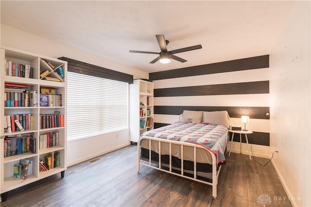 4005 Clearstream Way, Englewood, OH 45322 - bedroom featuring wood finished floors and a ceiling fan