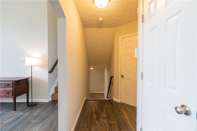 4005 Clearstream Way, Englewood, OH 45322 - hallway featuring dark wood finished floors and baseboards