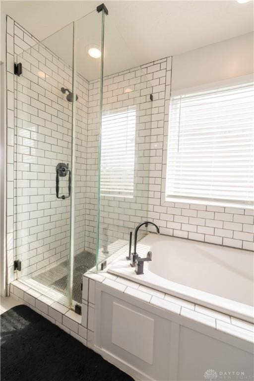 4005 Clearstream Way, Englewood, OH 45322 - full bath with a shower stall and a garden tub