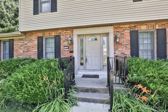 798 Carini Ln, Cincinnati, OH 45218 - doorway to property featuring brick siding