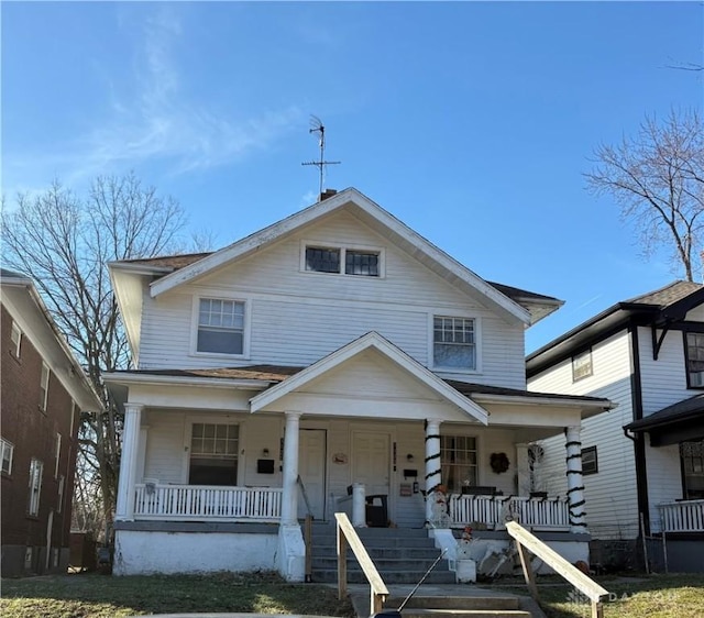 1121-1123 Grafton Ave Unit 1121, Dayton, OH 45405 - traditional style home with covered porch
