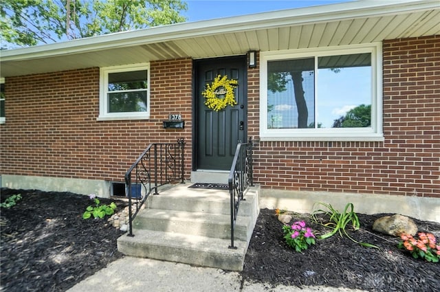 1378 Standish Ave, Riverside, OH 45432 - view of exterior entry featuring brick siding