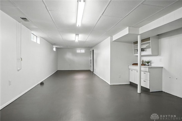 1378 Standish Ave, Riverside, OH 45432 - below grade area with baseboards